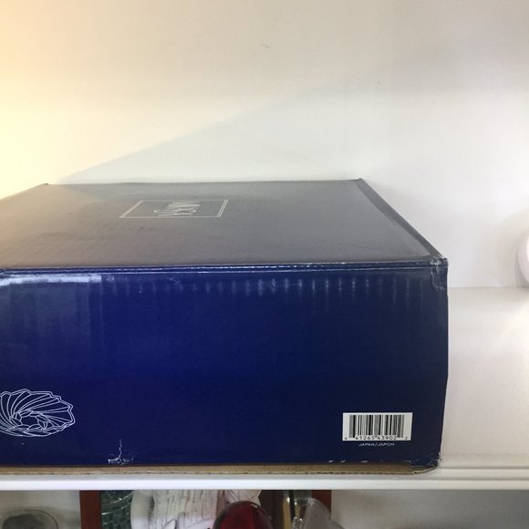 MIKASA Ambrose Bowl 12.75" NIB Leaf Design Party - Picture 13 of 13